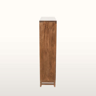 Marquetry Mid Height Bookcase | Wood in Furniture from Oriana B www.orianab.com
