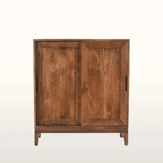 Marquetry Sliding Door Console Cabinet | Wood in Furniture from Oriana B www.orianab.com