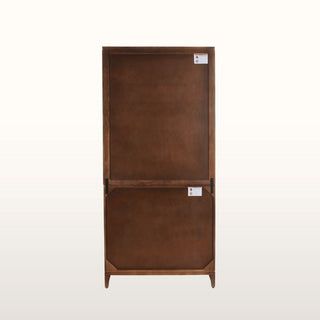 Marquetry Tall Bookshelf with Cabinet | Wood in Furniture from Oriana B www.orianab.com