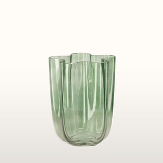 Medium Green Glass Vase in Vases & Plant Pots from Oriana B. www.orianab.com