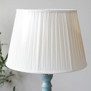 Medium Pleated Lampshade | Neutral in Lighting from Oriana B www.orianab.com