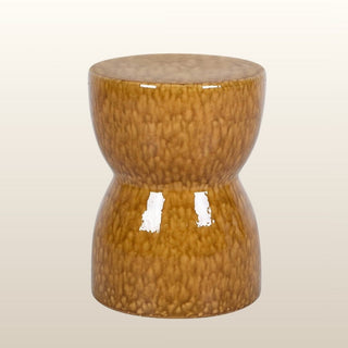 Ochre Curved Ceramic Stool in Furniture from Oriana B www.orianab.com