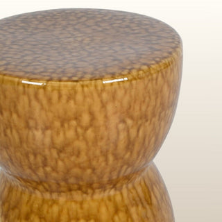 Ochre Curved Ceramic Stool in Furniture from Oriana B www.orianab.com