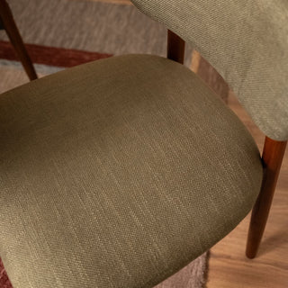 Orla Dining Chair | Green Linen in Furniture from Oriana B www.orianab.com