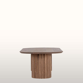 Oval Warm Wood Coffee Table in Furniture from Oriana B www.orianab.com