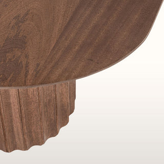 Oval Warm Wood Coffee Table in Furniture from Oriana B www.orianab.com