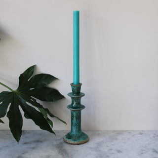Oxidised Green Tall Candlestick in Homewares from Oriana B www.orianab.com