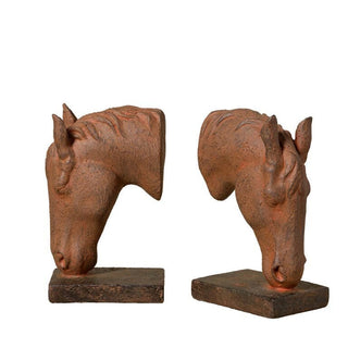 Pair of Horse Head Bookends in Homewares from Oriana B www.orianab.com
