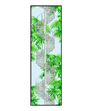 Palm House Staircase Print | 112x35 in Homewares from Oriana B www.orianab.com