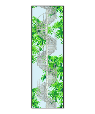 Palm House Staircase Print | 112x35 in Homewares from Oriana B. www.orianab.com