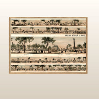 Paris Panorama Print | 50x70 in Homewares from Oriana B www.orianab.com