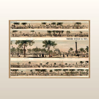 Paris Panorama Print | 50x70 in Homewares from Oriana B www.orianab.com