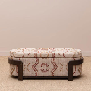 Patterned Storage Bench in Furniture from Oriana B www.orianab.com