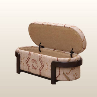 Patterned Storage Bench in Furniture from Oriana B www.orianab.com