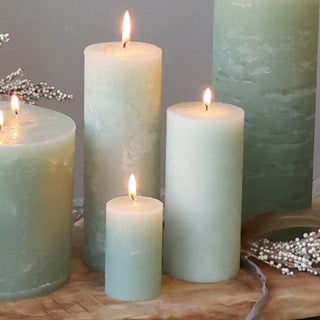 Pillar Candle | Mint | 3 Sizes in Homewares from Oriana B www.orianab.com