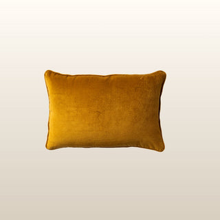 Pippa Velvet Cushion | Mustard | 40x60 in Homewares from Oriana B www.orianab.com