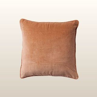 Pippa Velvet Cushion | Pale Rose | 50x50 in Homewares from Oriana B www.orianab.com