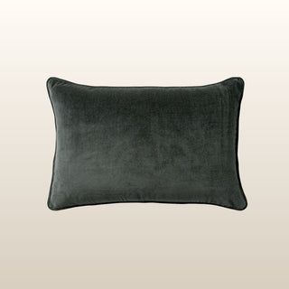 Pippa Velvet Cushion | Petrol | 40x60 in Homewares from Oriana B www.orianab.com