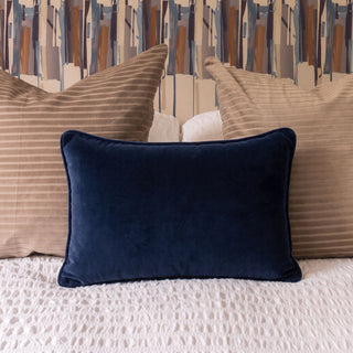 Pippa Velvet Cushion | Royal Blue | 40x60 in Homewares from Oriana B www.orianab.com