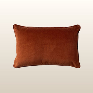 Pippa Velvet Cushion | Rust | 40x60 in Homewares from Oriana B www.orianab.com