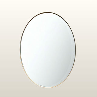 Portland | Oval Gold Mirror | 90x60 in Mirrors from Oriana B www.orianab.com