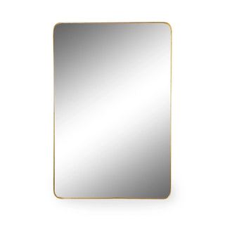 Portland | Rectangular Gold Framed Mirror | 120cm Height in Mirrors from Oriana B www.orianab.com