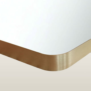 Portland | Rectangular Gold Mirror | 76x50 in Mirrors from Oriana B www.orianab.com