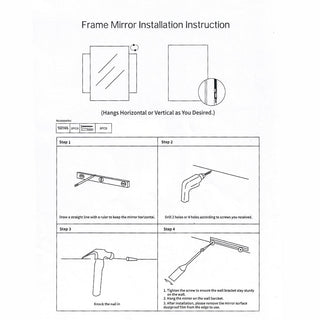 Portland | Rectangular Gold Mirror | 90x60 in Mirrors from Oriana B www.orianab.com