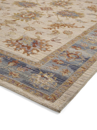 Quartz Ivory/Blue | Wool Flatweave Rug in Homewares from Oriana B www.orianab.com