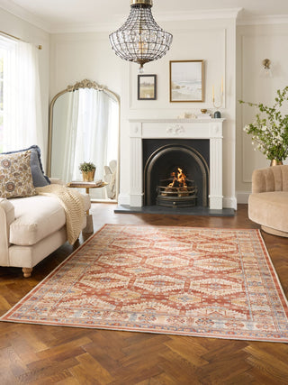 Quartz Red | Wool Flatweave Rug in Homewares from Oriana B www.orianab.com