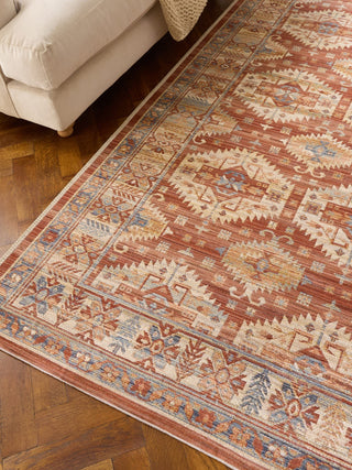 Quartz Red | Wool Flatweave Rug in Homewares from Oriana B www.orianab.com