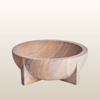 Rainbow Sandstone Pedestal Bowl in Homewares from Oriana B www.orianab.com