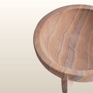 Rainbow Sandstone Pedestal Bowl in Homewares from Oriana B www.orianab.com