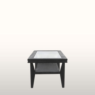 Rectangular Glass Coffee Table | Black in Furniture from Oriana B www.orianab.com