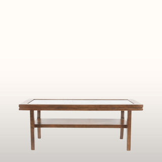 Rectangular Glass Coffee Table | Wood in Furniture from Oriana B www.orianab.com