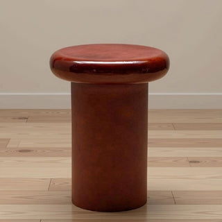 Red Lacquered Side Table in Furniture from Oriana B www.orianab.com