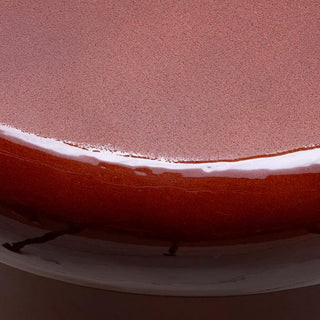 Red Lacquered Side Table in Furniture from Oriana B www.orianab.com