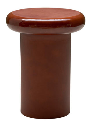 Red Lacquered Side Table in Furniture from Oriana B www.orianab.com