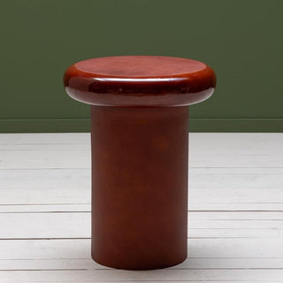 Red Lacquered Side Table in Furniture from Oriana B www.orianab.com