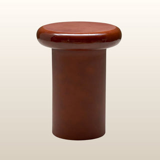 Red Lacquered Side Table in Furniture from Oriana B www.orianab.com