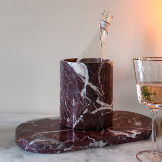 Red Marble Wine Cooler in Homewares from Oriana B. www.orianab.com