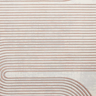Retro Swirl Rug | Rose & Grey | 2 Sizes in Homewares from Oriana B www.orianab.com