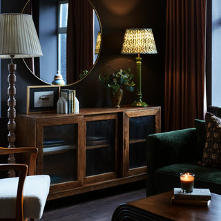 Ribbed Glass Sideboard | Wood in Furniture from Oriana B www.orianab.com