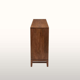 Ribbed Glass Sideboard | Wood in Furniture from Oriana B www.orianab.com