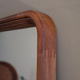 Rubberwood Framed Mirror | Square in Mirrors from Oriana B www.orianab.com