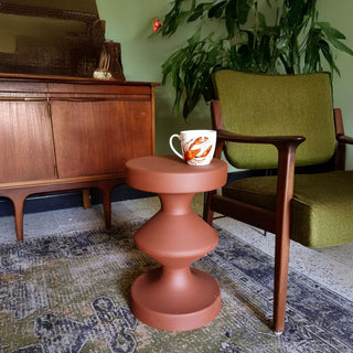 Rust Metal Side Table in Furniture from Oriana B www.orianab.com