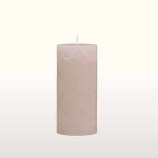 Rustic Pillar Candle Dusty Rose in Candles & Holders Large H15cm from Oriana B. www.orianab.com