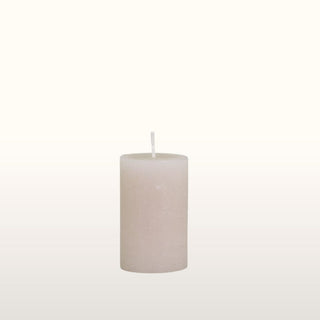 Rustic Pillar Candle Dusty Rose in Candles & Holders Small H8cm from Oriana B. www.orianab.com