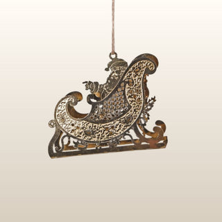 Santa and Sleigh Christmas Bauble in Christmas from Oriana B www.orianab.com