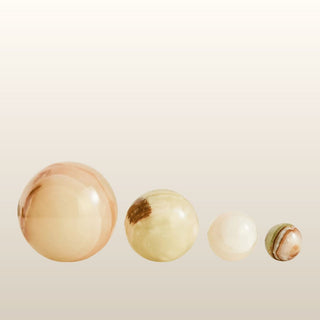 Set of Decorative Onyx Spheres in Homewares from Oriana B www.orianab.com
